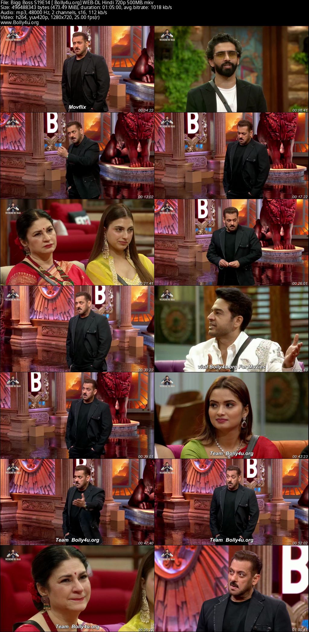 Bigg Boss 2025 WEB-DL Hindi S19EP14 Download 720p 480p