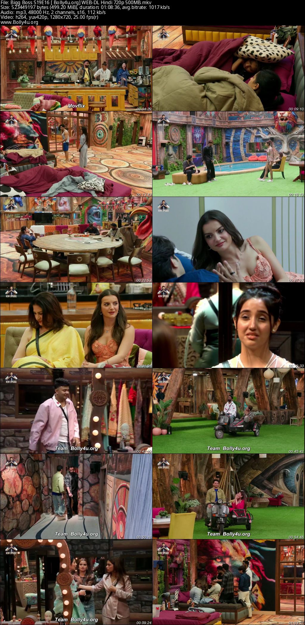 Bigg Boss 2025 WEB-DL Hindi S19EP16 Download 720p 480p