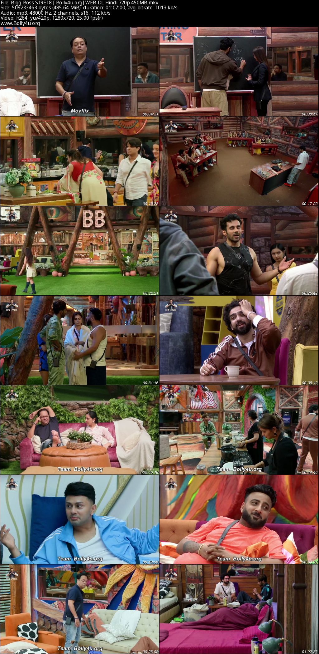 Bigg Boss 2025 WEB-DL Hindi S19EP18 Download 720p 480p