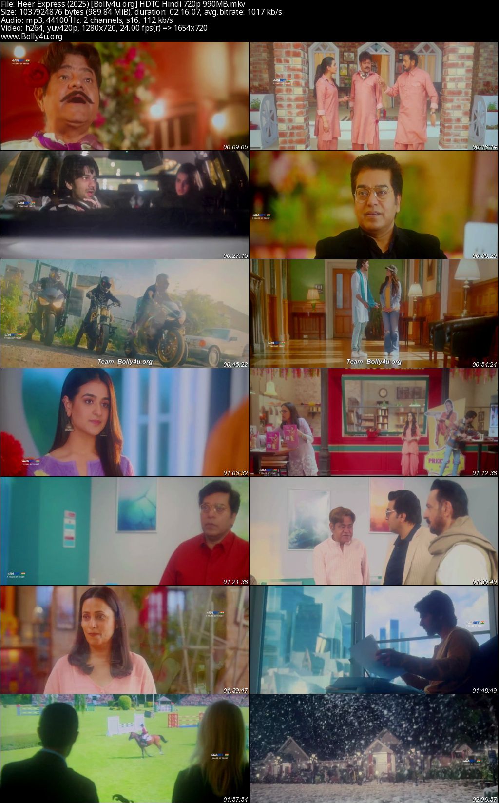Heer Express 2025 HDTC Hindi Full Movie Download 1080p 720p 480p