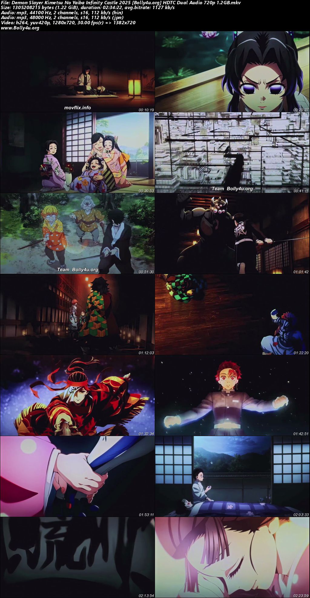 Demon Slayer Kimetsu No Yaiba Infinity Castle 2025 HDTC Hindi Dual Audio Full Movie Download 1080p 720p 480p