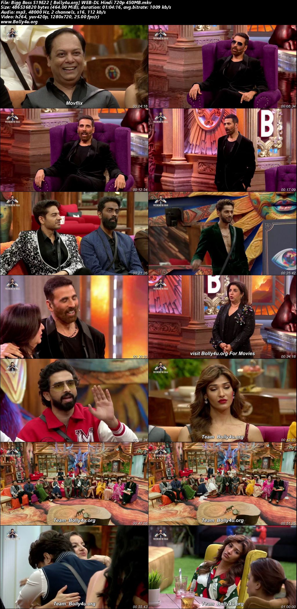 Bigg Boss 2025 WEB-DL Hindi S19EP22 Download 720p 480p