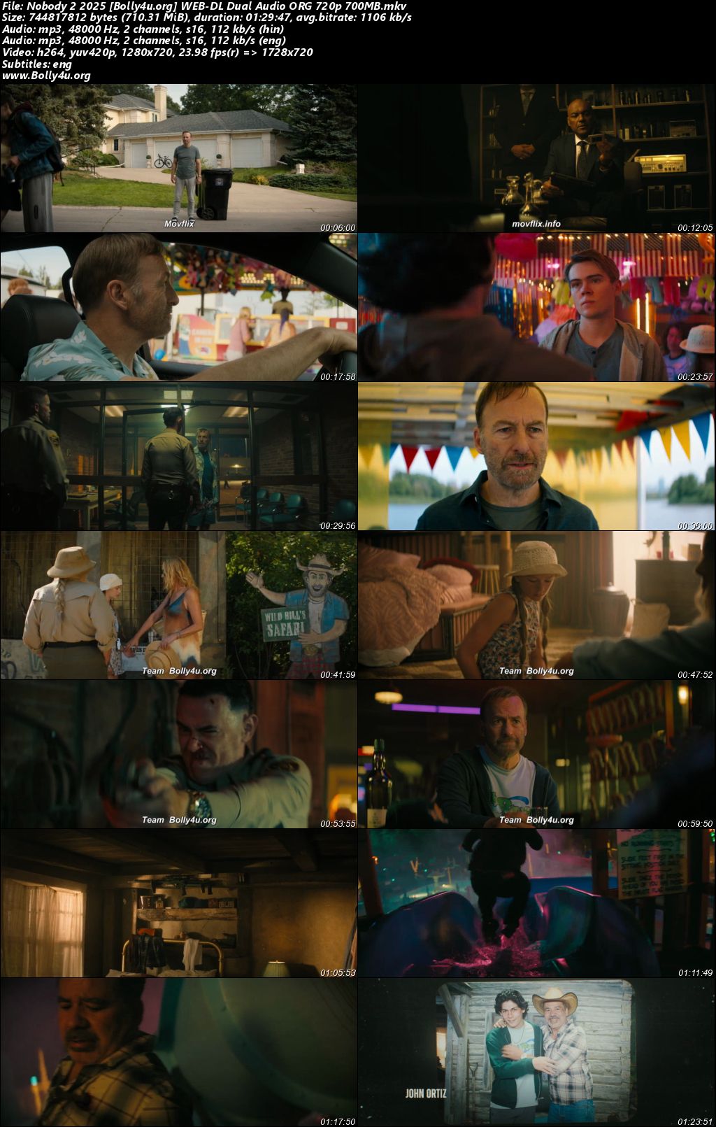 Nobody 2 2025 WEB-DL Hindi Dual Audio ORG Full Movie Download 1080p 720p 480p