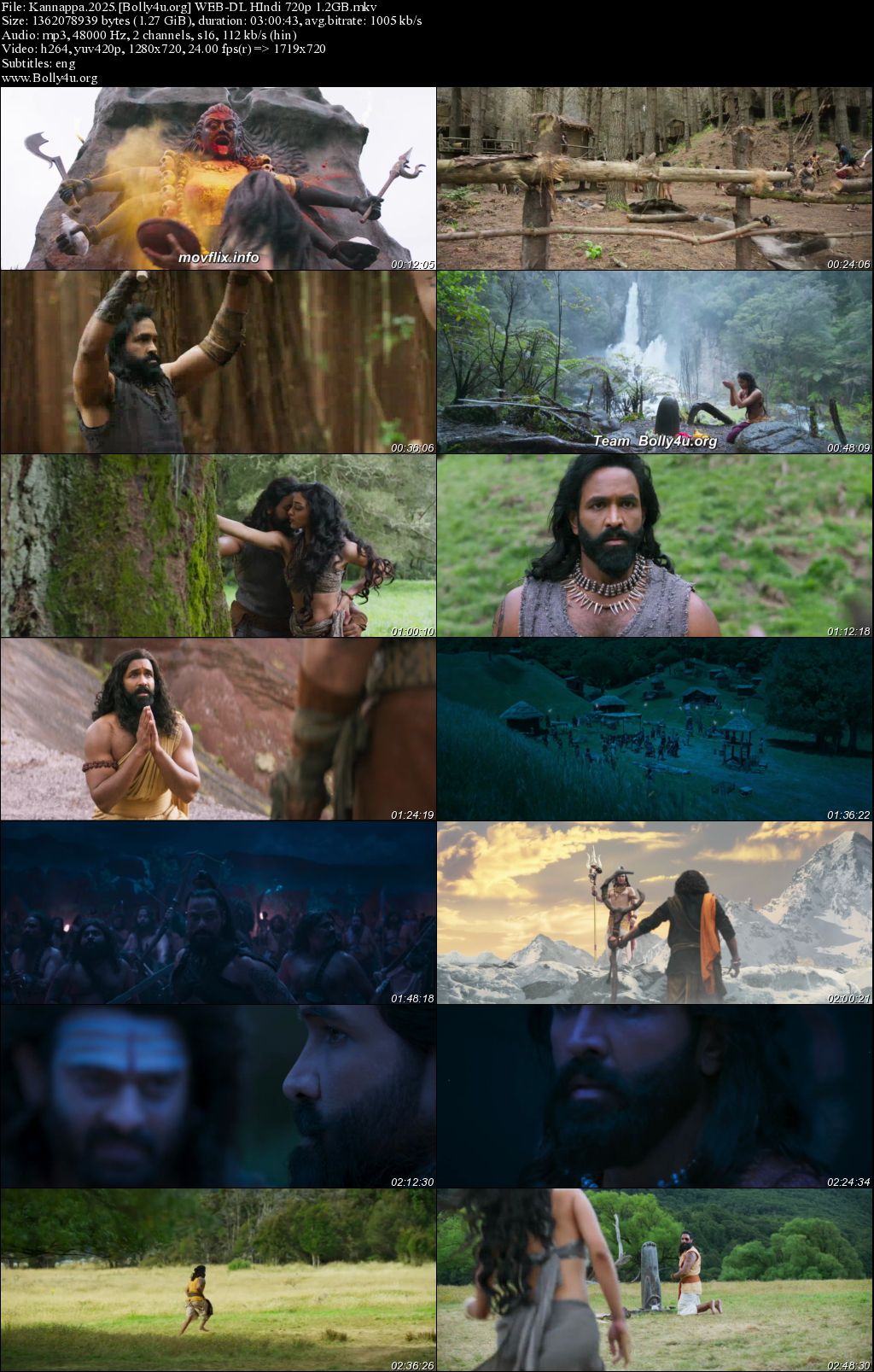 Kannappa 2025 WEB-DL Hindi Full Movie Download 1080p 720p 480p