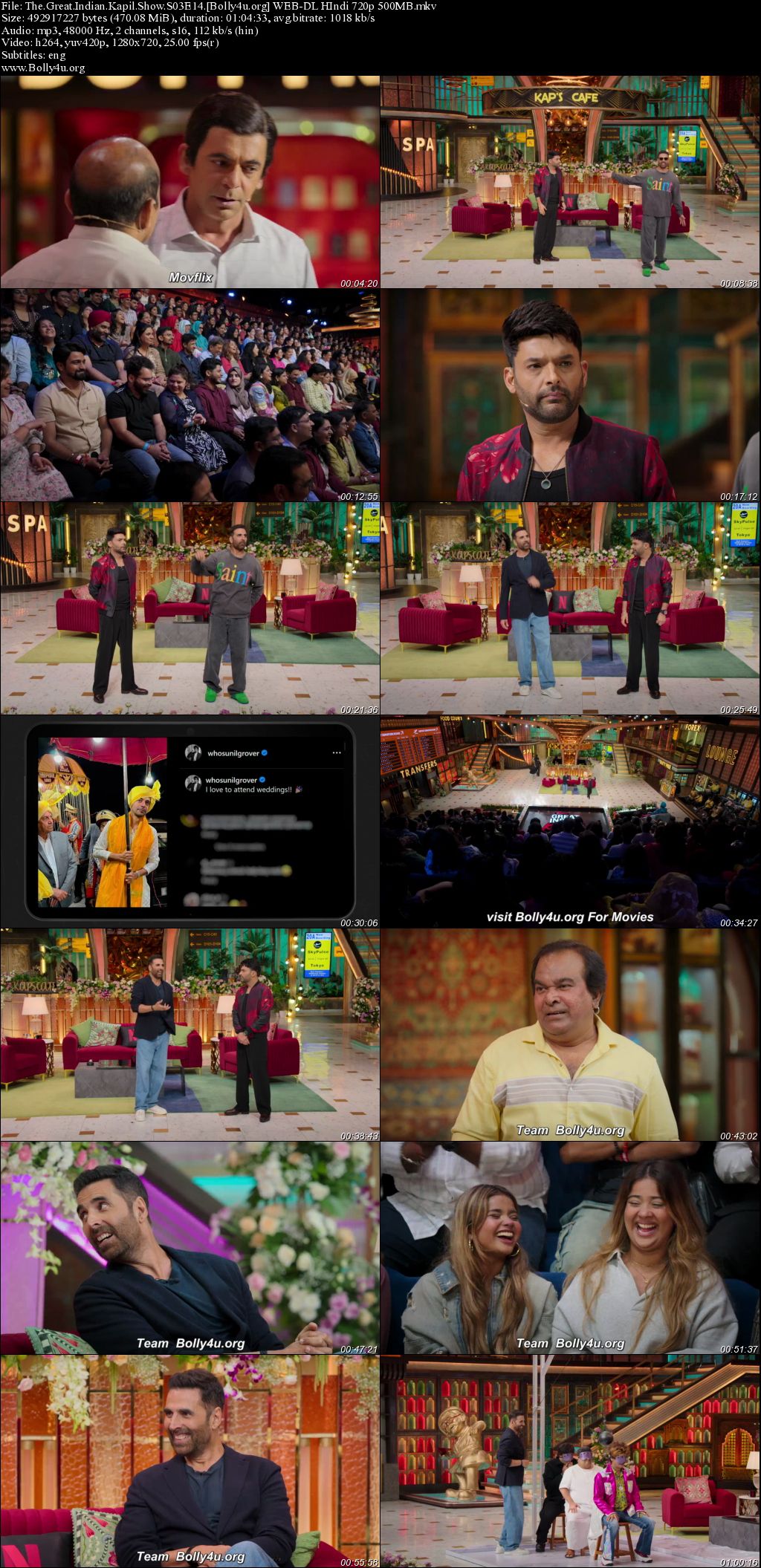 The Great Indian Kapil Show 2025 WEB-DL Hindi S03 Complete Download 720p