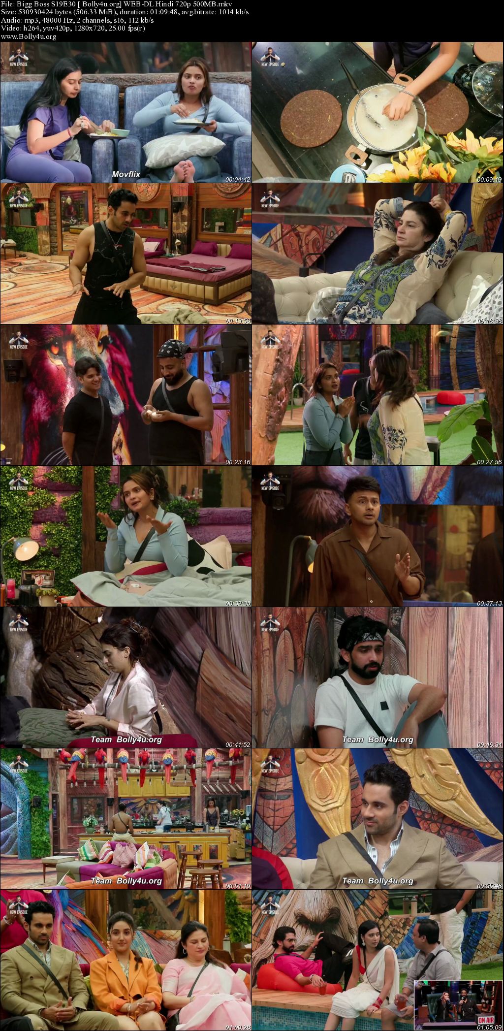 Bigg Boss 2025 WEB-DL Hindi S19EP30 Download 720p 480p