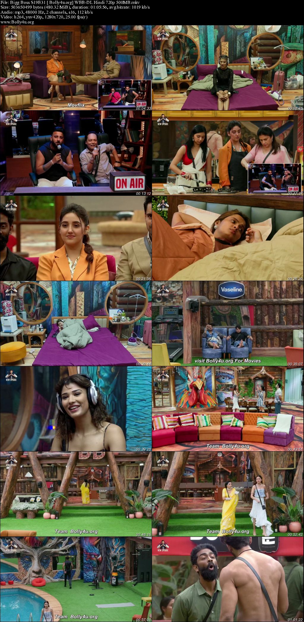 Bigg Boss 2025 WEB-DL Hindi S19EP31 Download 720p 480p
