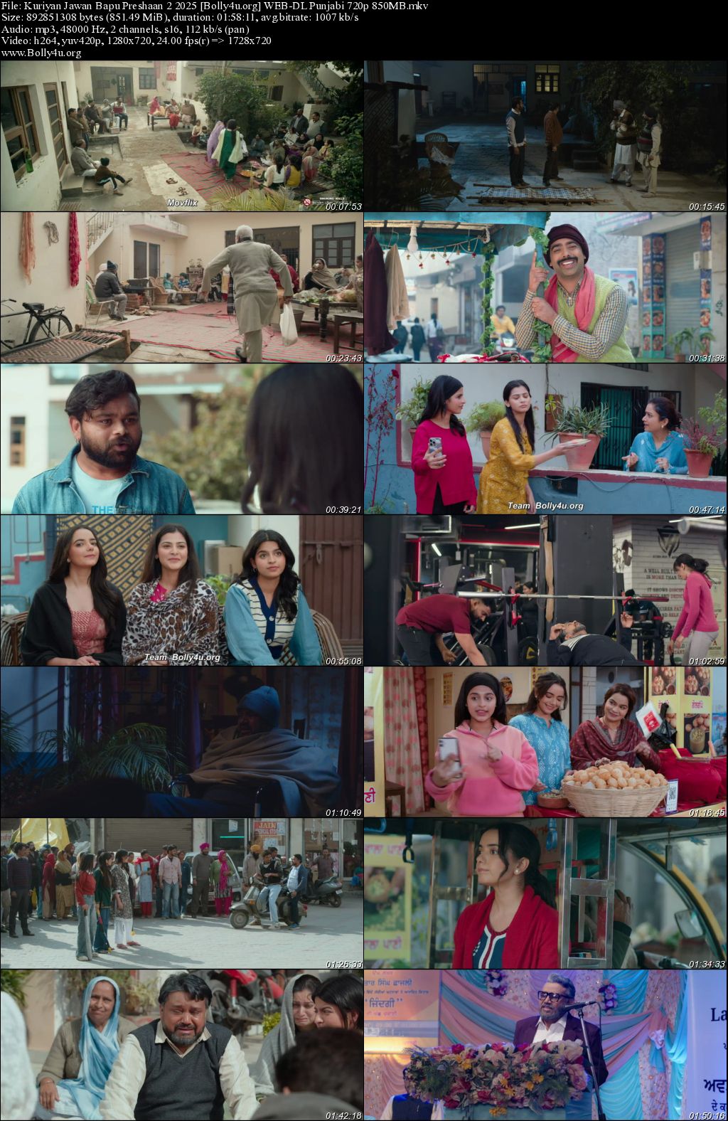 Kuriyan Jawan Bapu Preshaan 2 2025 WEB-DL Punjabi Full Movie Download 1080p 720p 480p