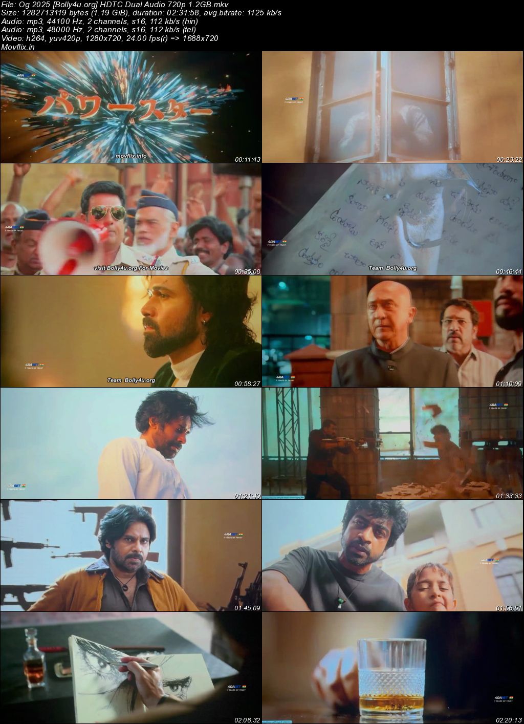 OG 2025 HDTC Hindi Dual Audio Full Movie Download 1080p 720p 480p