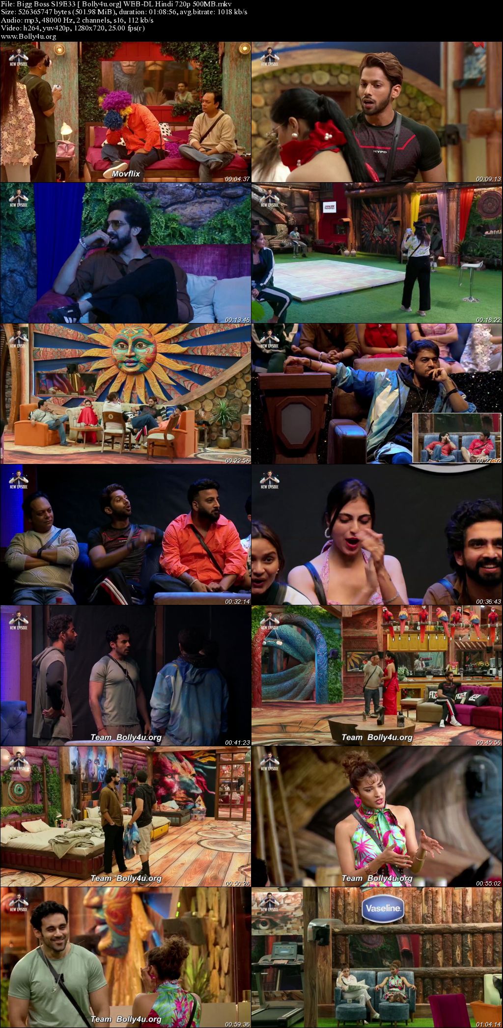 Bigg Boss 2025 WEB-DL Hindi S19EP33 Download 720p 480p
