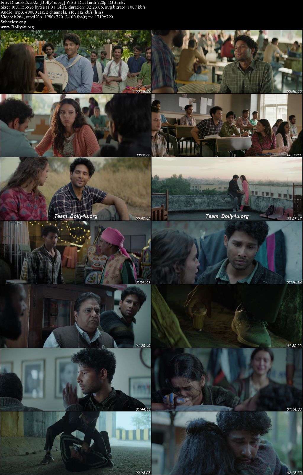 Dhadak 2 2025 WEB-DL Hindi Full Movie Download 1080p 720p 480p