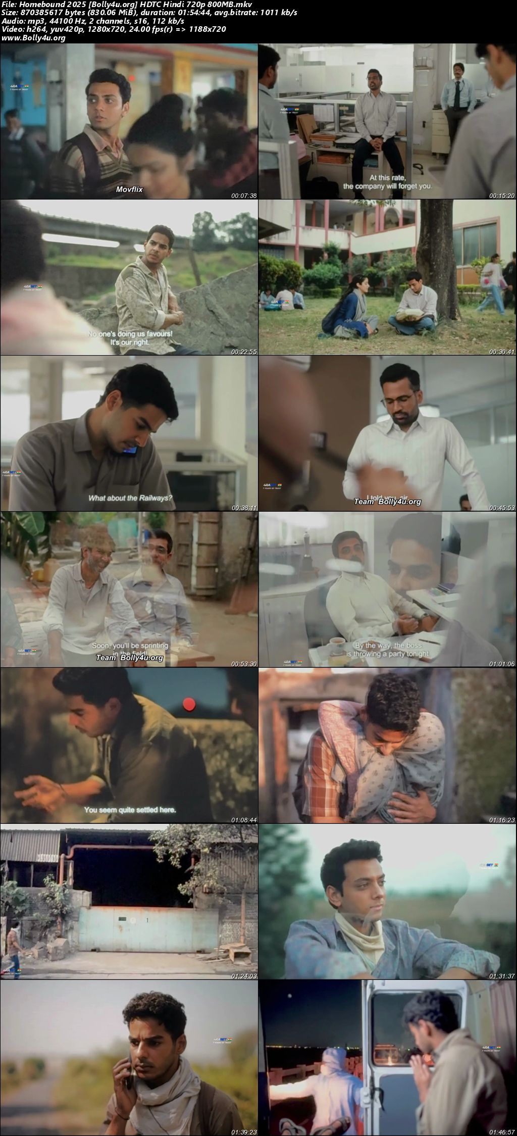 Homebound 2025 HDTC Hindi Full Movie Download 1080p 720p 480p