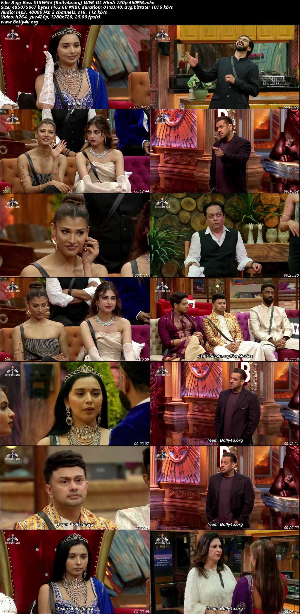 Bigg Boss 2025 WEB-DL Hindi S19EP35 Download 720p 480p