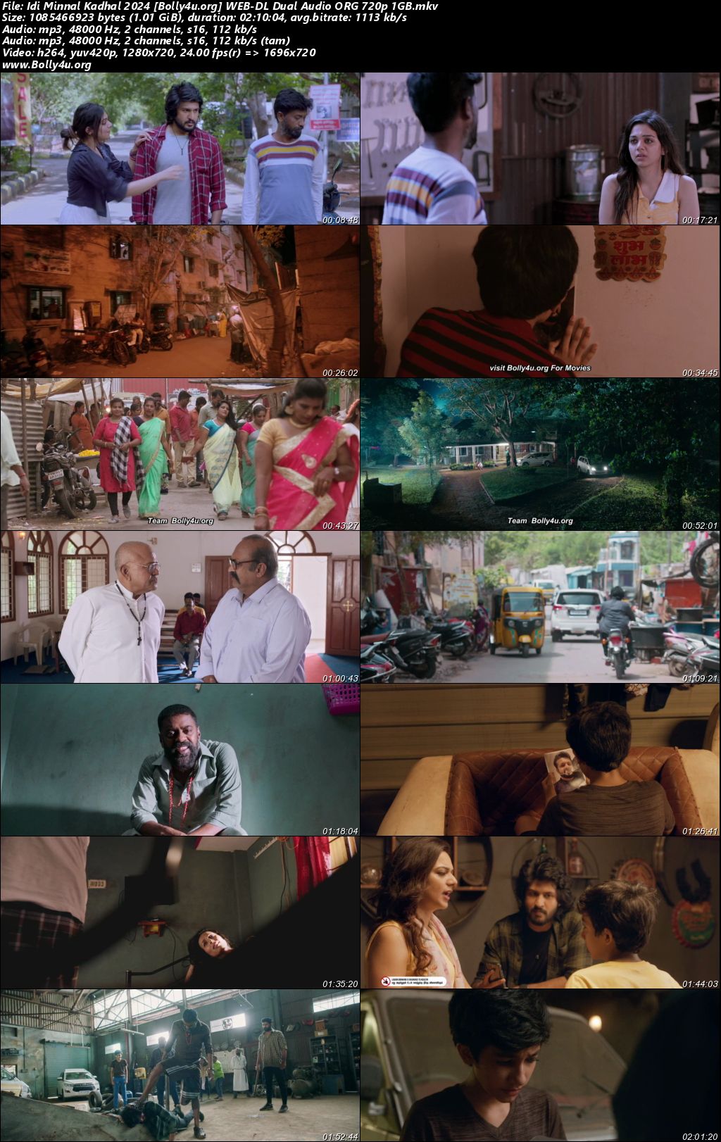 Idi Minnal Kadhal 2024 WEB-DL UNCUT Hindi Dual Audio ORG Full Movie Download 1080p 720p 480p
