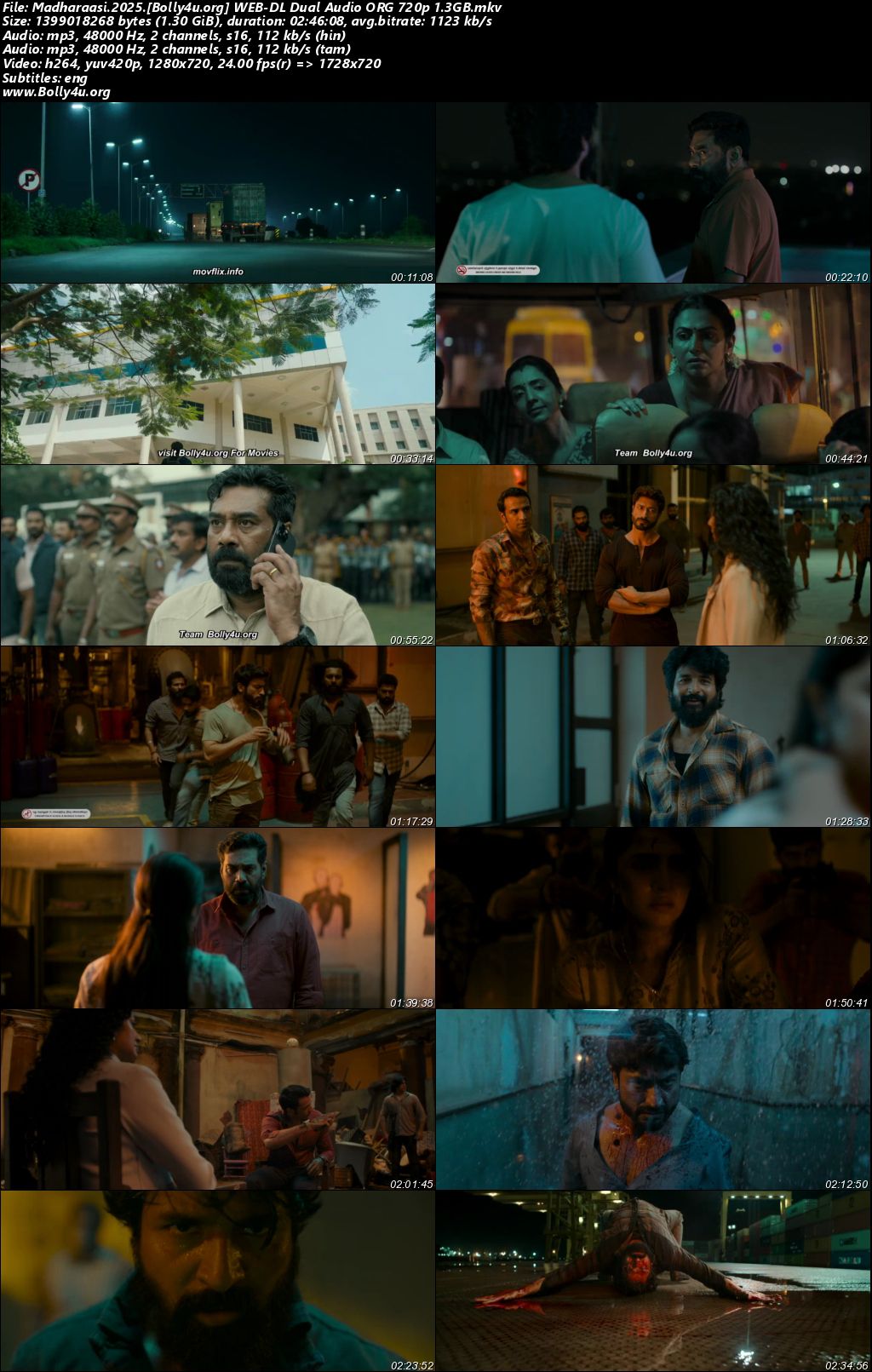 Madharaasi 2025 WEB-DL UNCUT Hindi Dual Audio ORG Full Movie Download 1080p 720p 480p