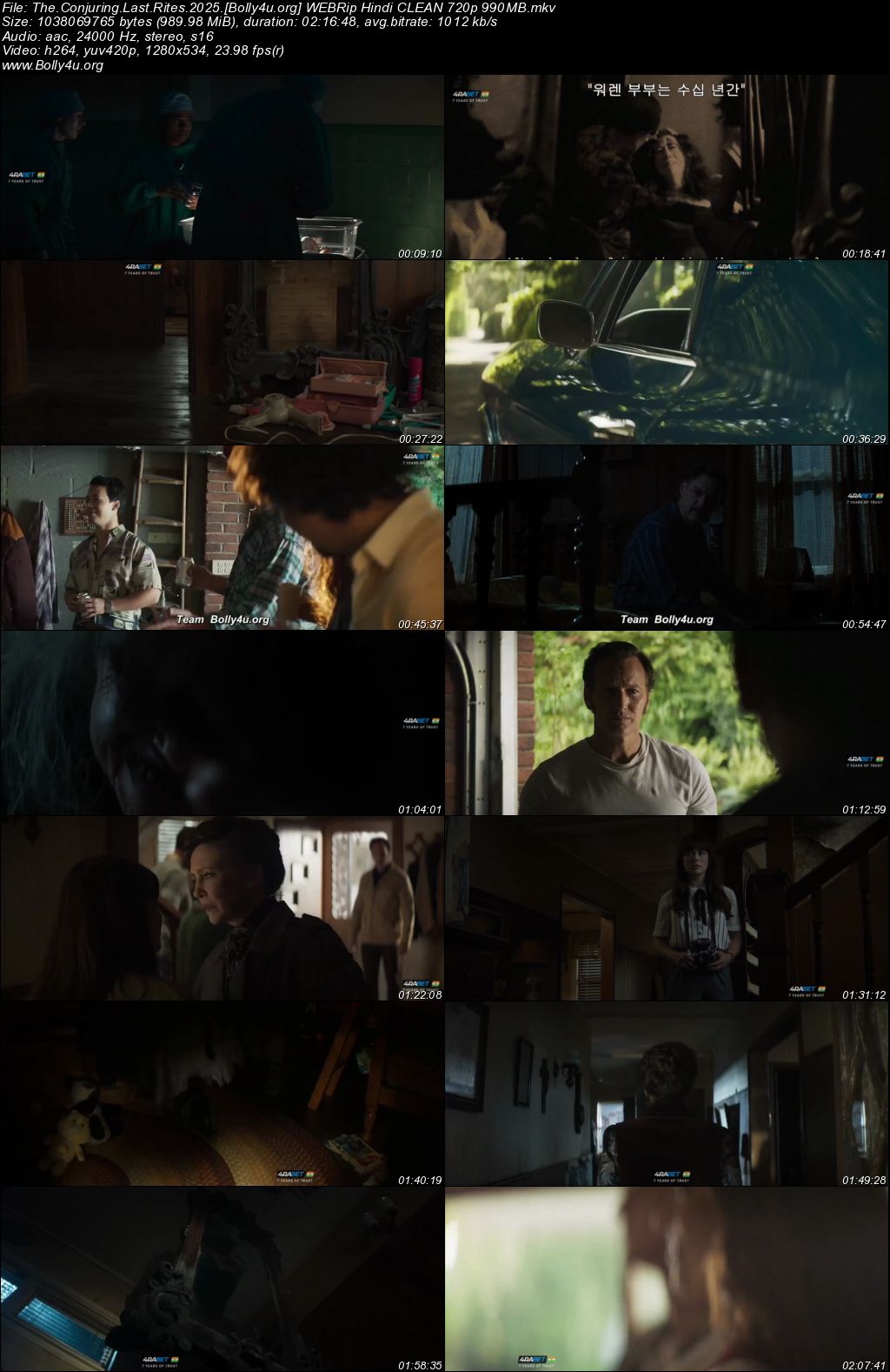 The Conjuring Last Rites 2025 WEBRip Hindi CLEAN Dubbed Full Movie Download 1080p 720p 480p