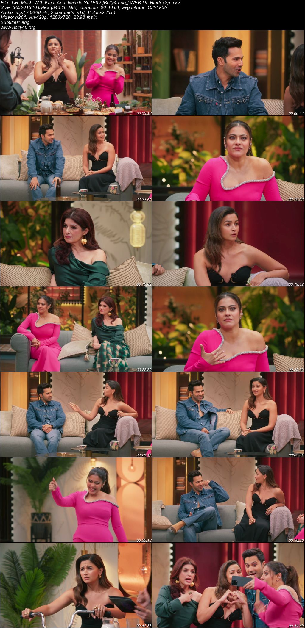Two Much With Kajol And Twinkle 2025 WEB-DL Hindi S01 Complete Download 720p