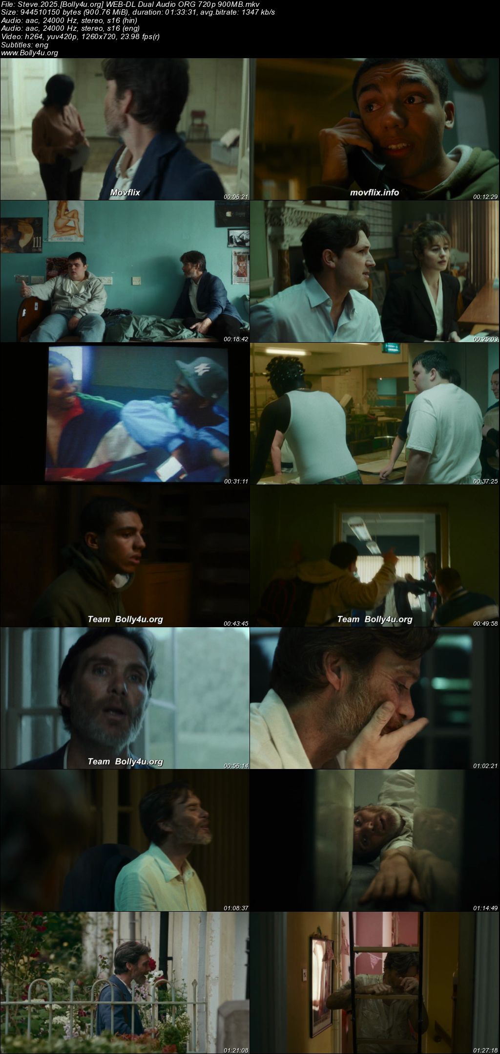 Steve 2025 WEB-DL Hindi Dual Audio ORG Full Movie Download 1080p 720p 480p