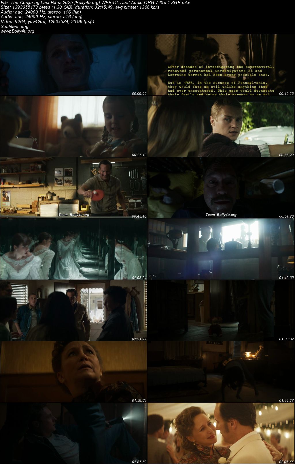 The Conjuring Last Rites 2025 WE-DL Hindi Dual Audio ORG Full Movie Download 1080p 720p 480p