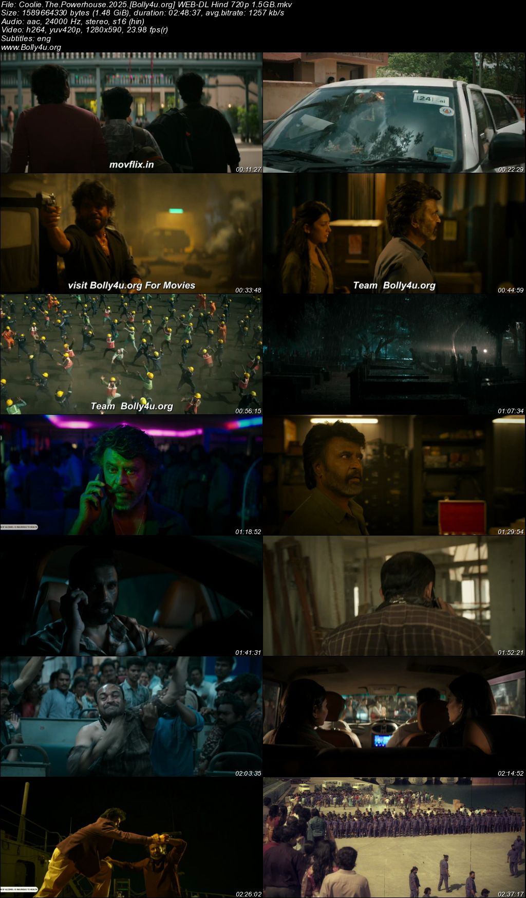 Coolie 2025 WEB-DL Hindi Full Movie Download 1080p 720p 480p