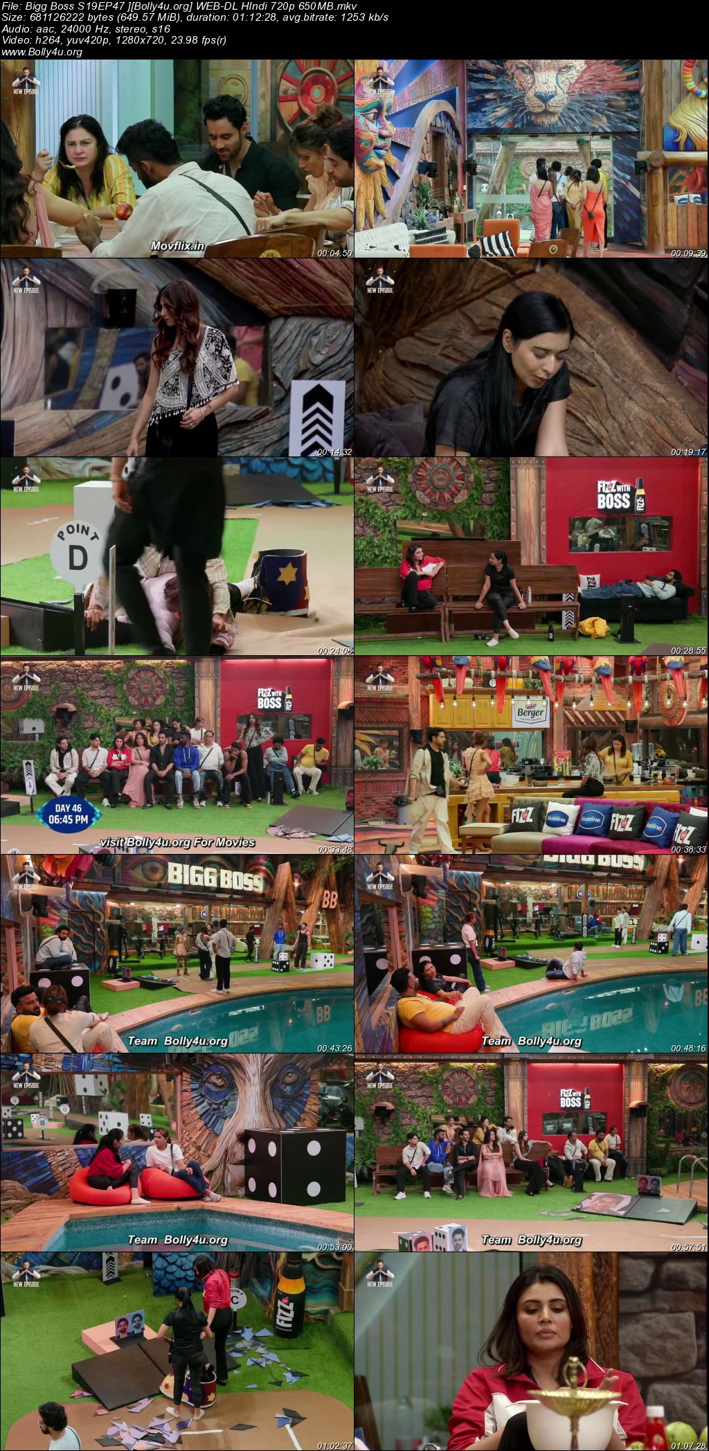 Bigg Boss 2025 WEB-DL Hindi S19EP47 Download 720p 480p