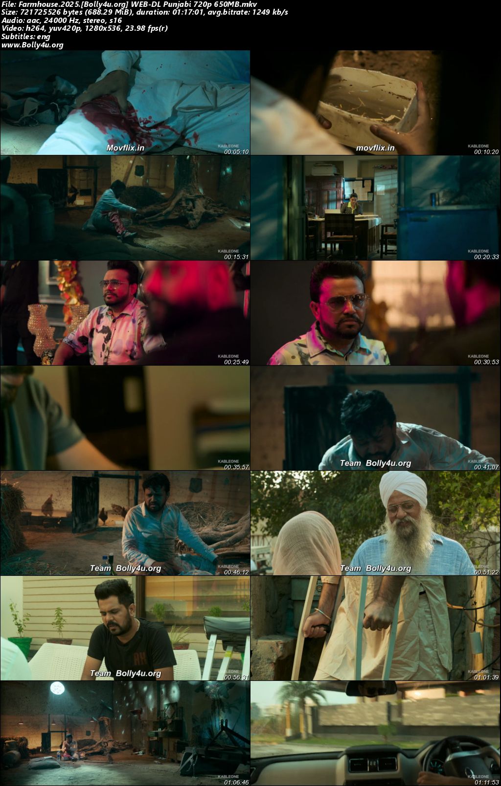 Farmhouse 2025 WEB-DL Punjabi Full Movie Download 1080p 720p 480p