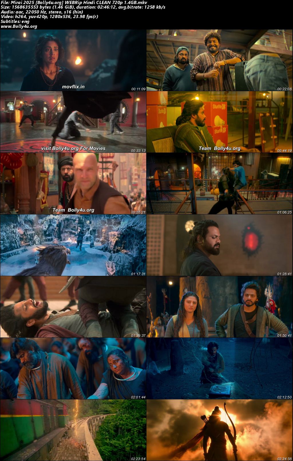 Mirai 2025 WEBRip Hindi CLEAN Full Movie Download 1080p 720p 480p