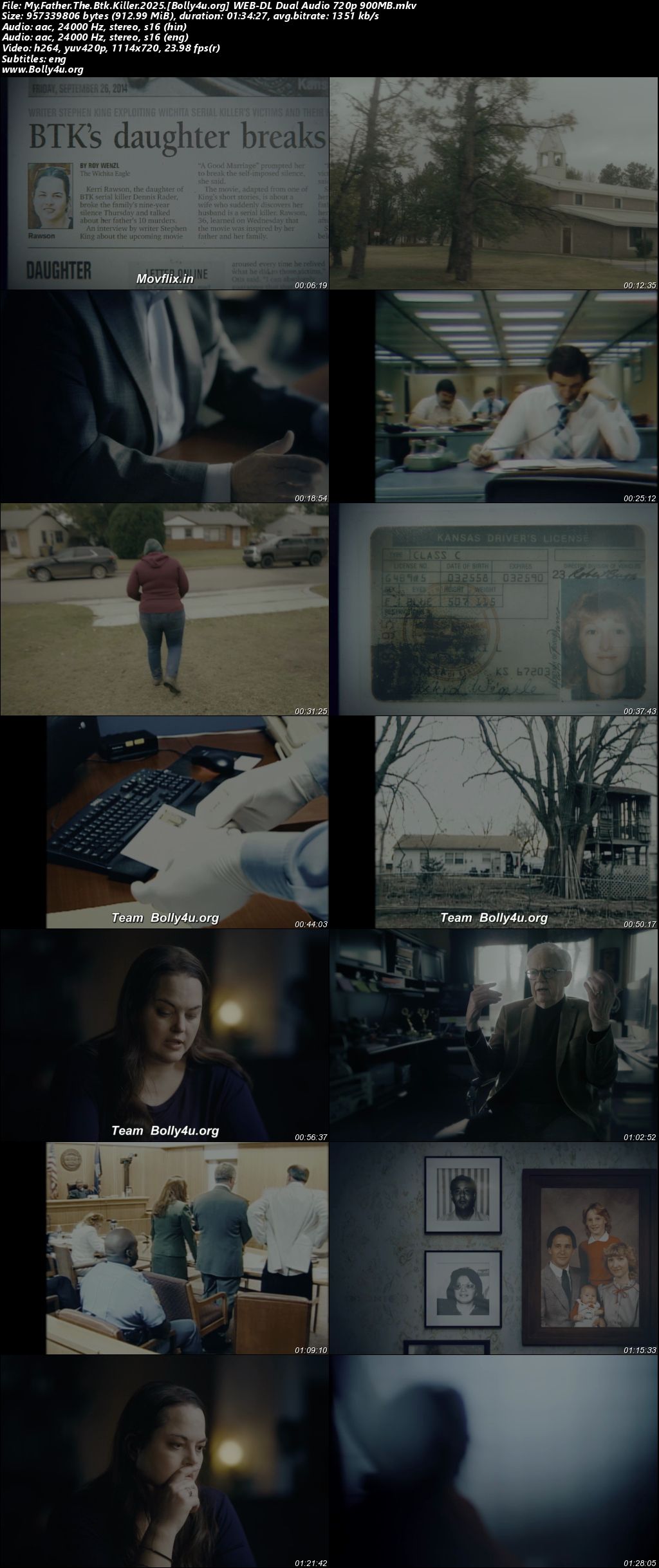 My Father The BTK Killer 2025 WEB-DL Hindi Dual Audio ORG Full Movie Download 1080p 720p 480p