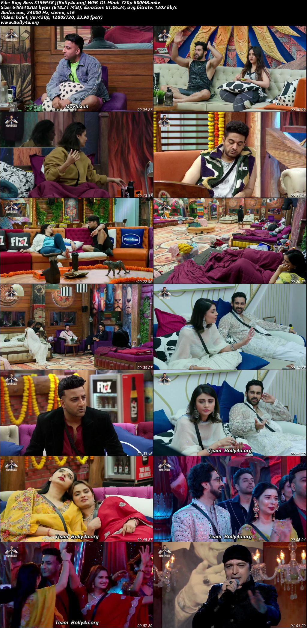 Bigg Boss 2025 WEB-DL Hindi S19EP58 Download 720p 480p