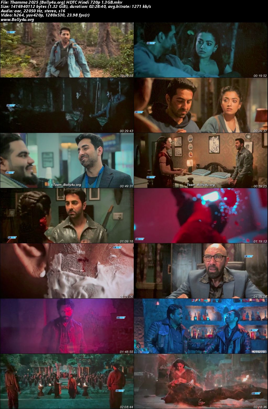 Thamma 2025 HDTC Hindi Full Movie Download 1080p 720p 480p