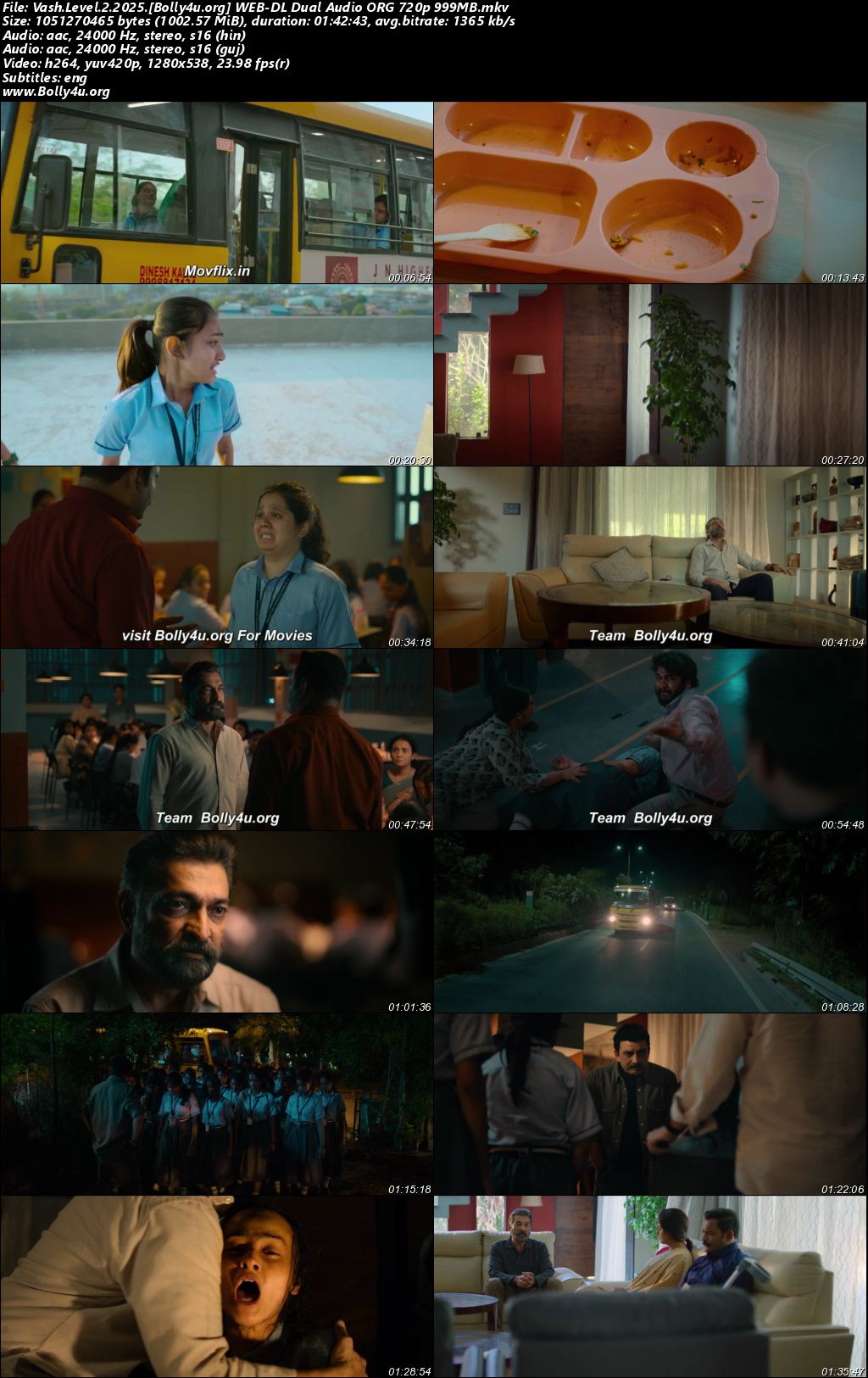 Vash Level 2 2025 WEB-DL UNCUT Hindi Dual Audio ORG Full Movie Download 1080p 720p 480p