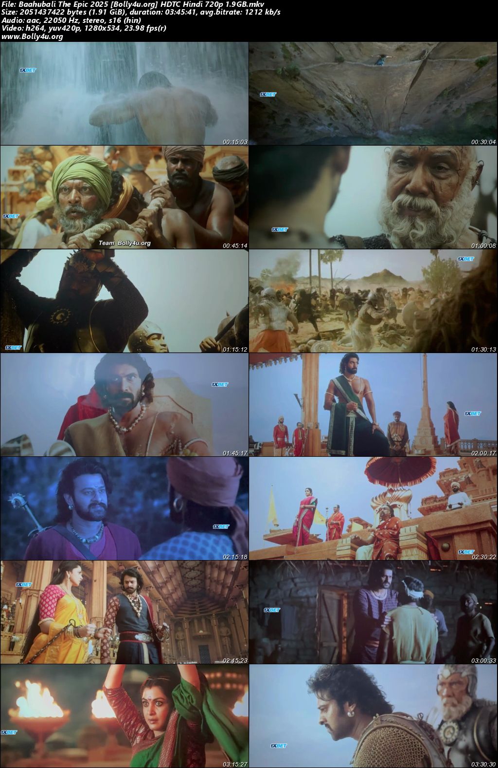 Baahubali The Epic 2025 HDTC Hindi Full Movie Download 1080p 720p 480p