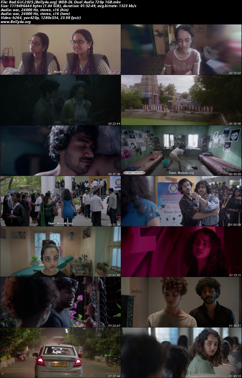 Bad Girl 2025 WEB-DL UNCUT Hindi Dual Audio ORG Full Movie Download 1080p 720p 480p