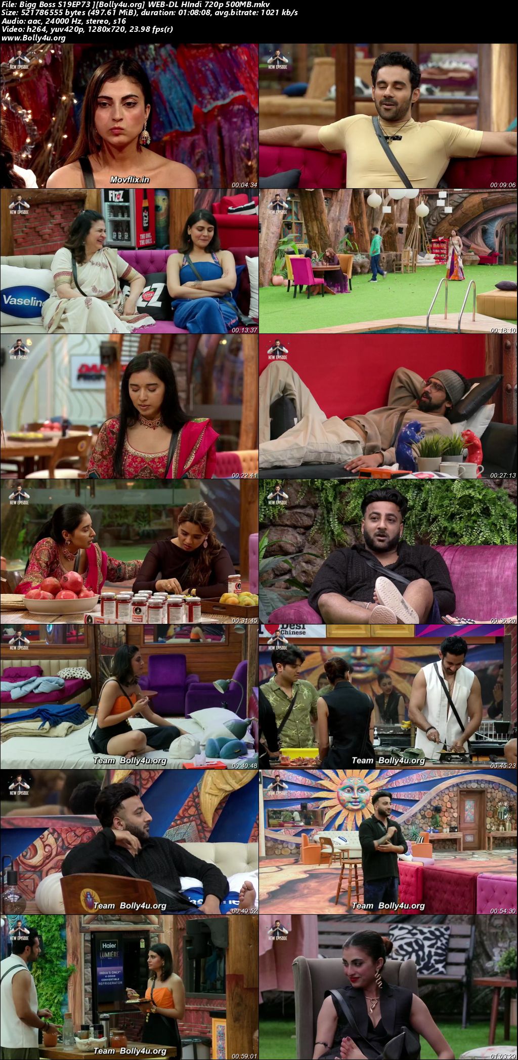Bigg Boss 2025 WEB-DL Hindi S19EP73 Download 720p 480p