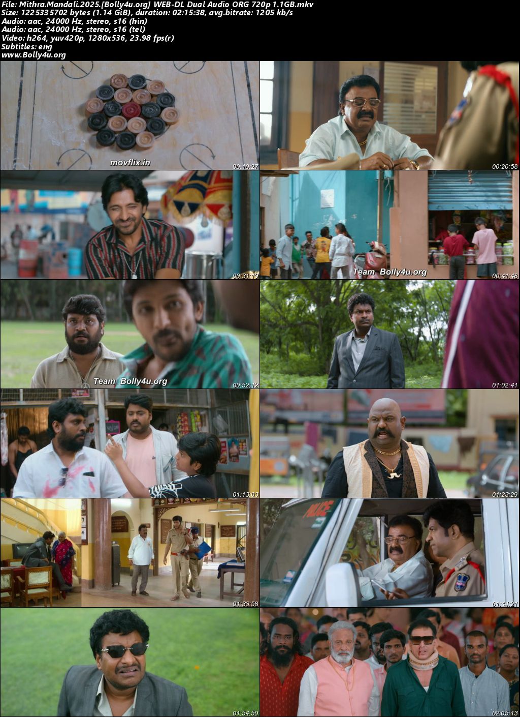 Mithra Mandali 2025 WEB-DL UNCUT Hindi Dual Audio ORG Full Movie Download 1080p 720p 480p