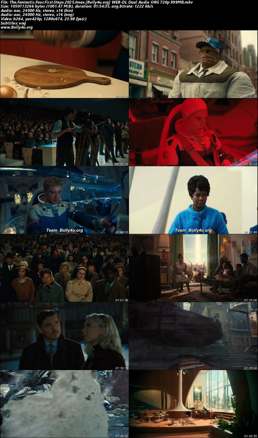 The Fantastic Four First Steps 2025 WEB-DL Hindi Dual Audio ORG Full Movie Download 1080p 720p 480p