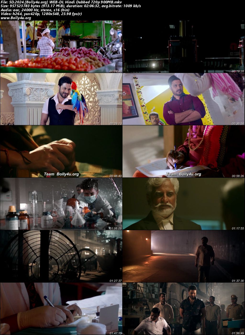 5D 2024 WEB-DL Hindi Dubbed ORG Full Movie Download 1080p 720p 480p