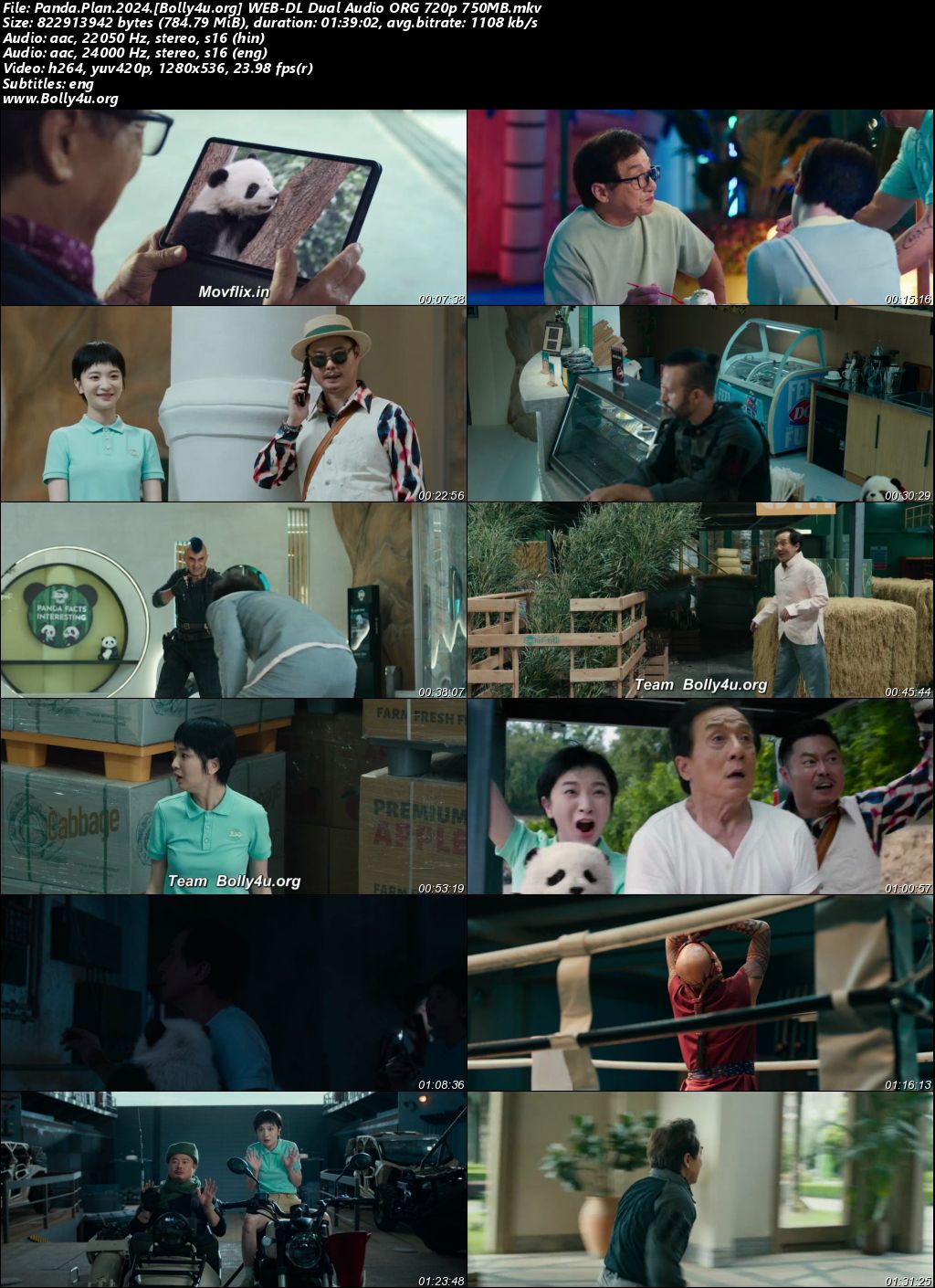 Panda Plan 2024 WEB-DL Hindi Dual Audio ORG Full Movie Download 1080p 720p 480p