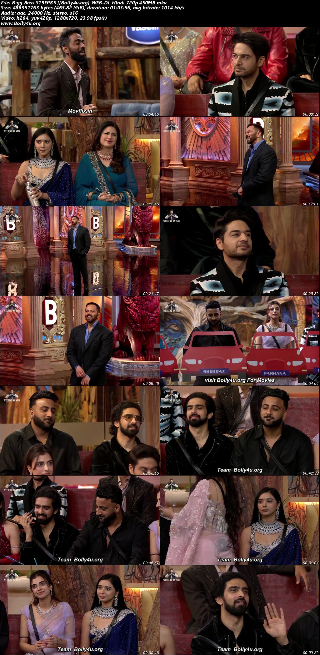 Bigg Boss 2025 WEB-DL Hindi S19EP85 Download 720p 480p
