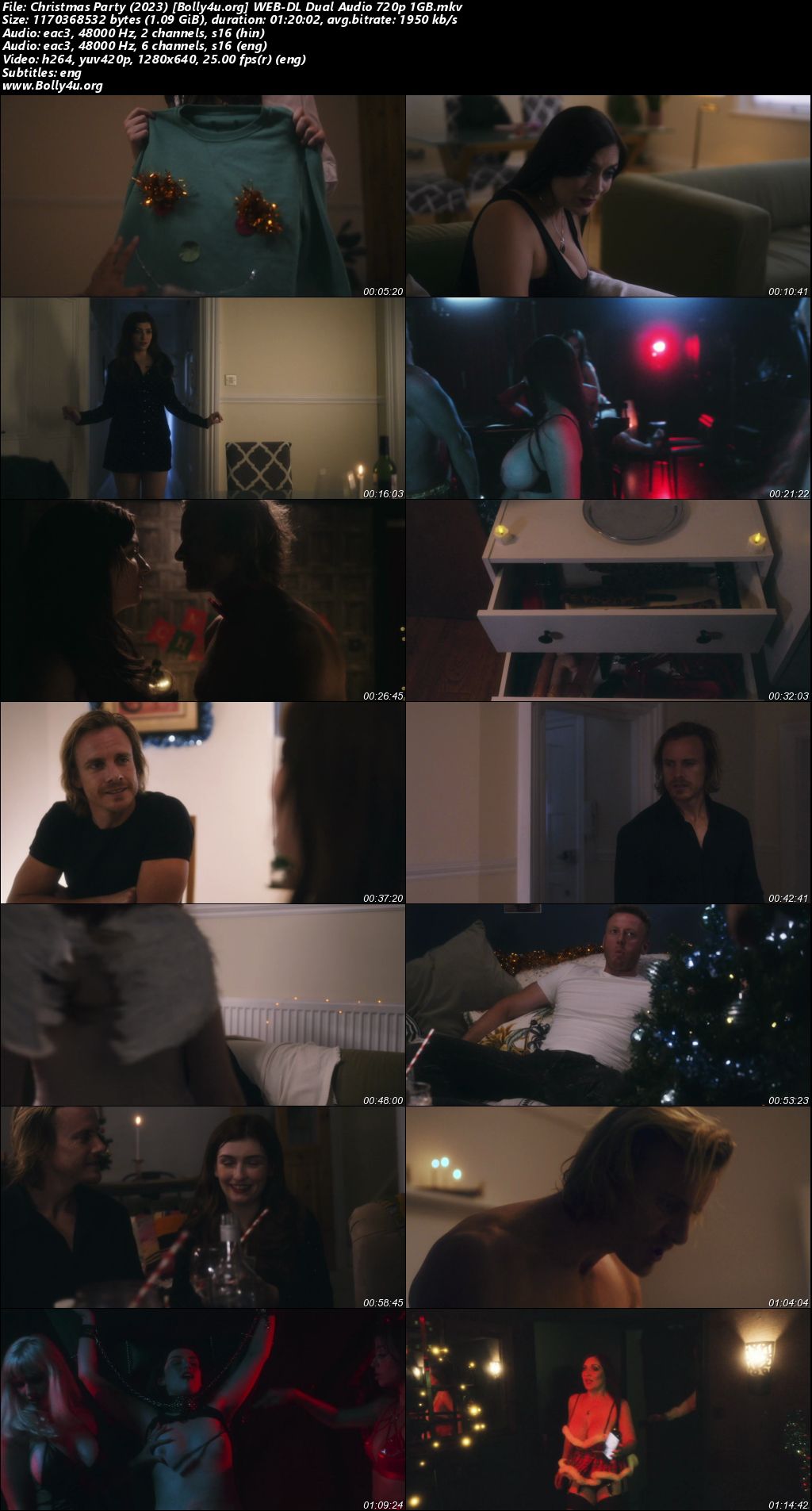 Christmas Party 2023 WEB-DL UNRATED Hindi Dual Audio Full Movie Download 720p 480p