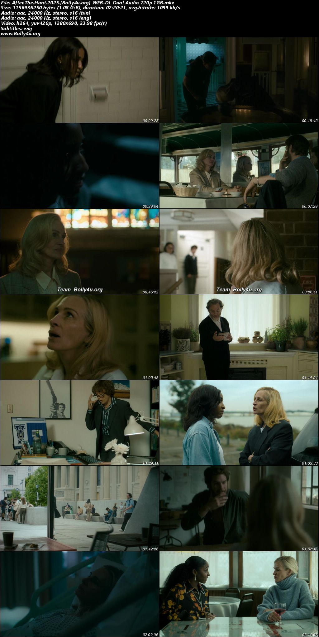 After The Hunt 2025 WEB-DL Hindi Dual Audio ORG Full Movie Download 1080p 720p 480p