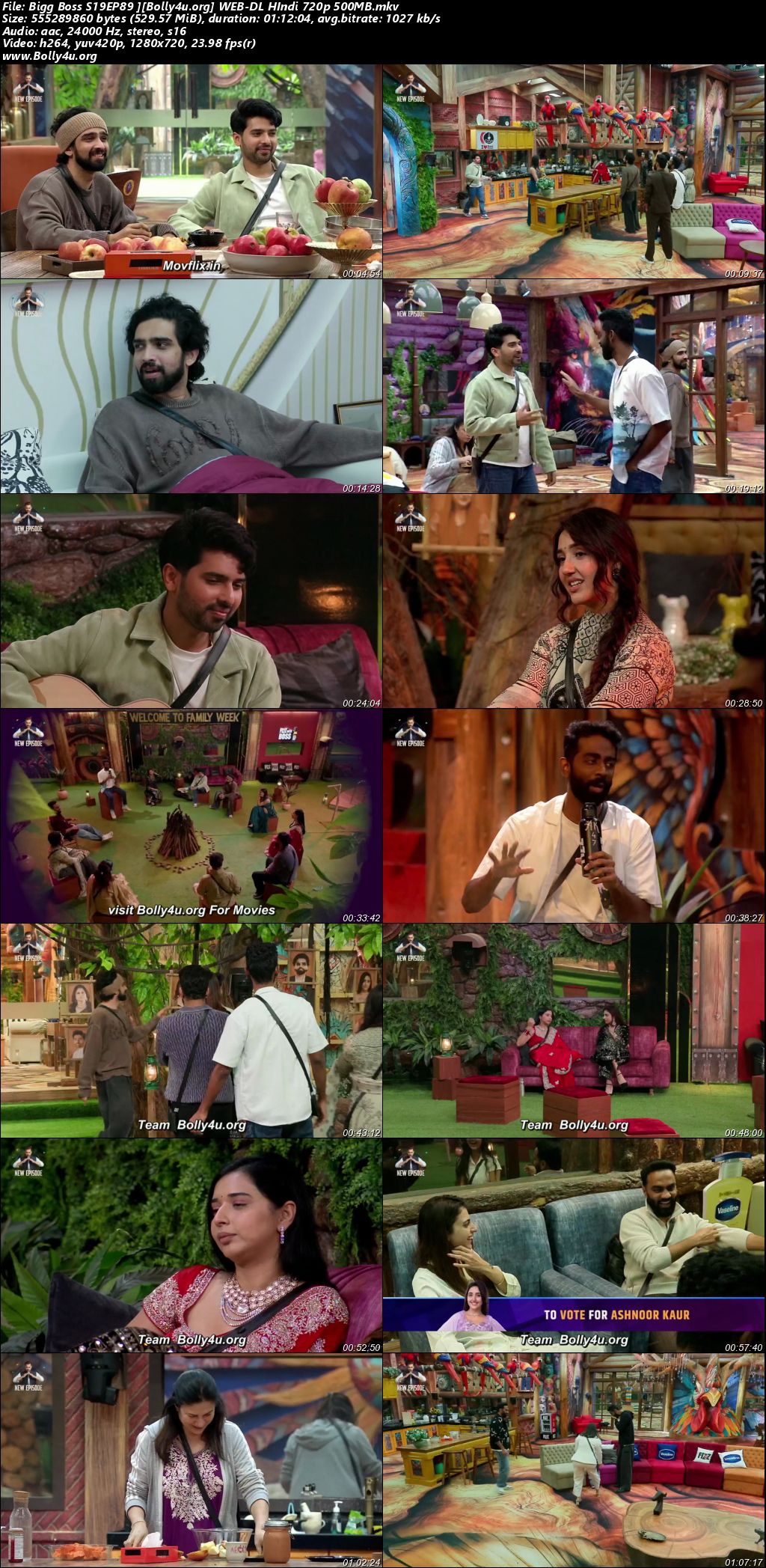 Bigg Boss 2025 WEB-DL Hindi S19EP89 Download 720p 480p