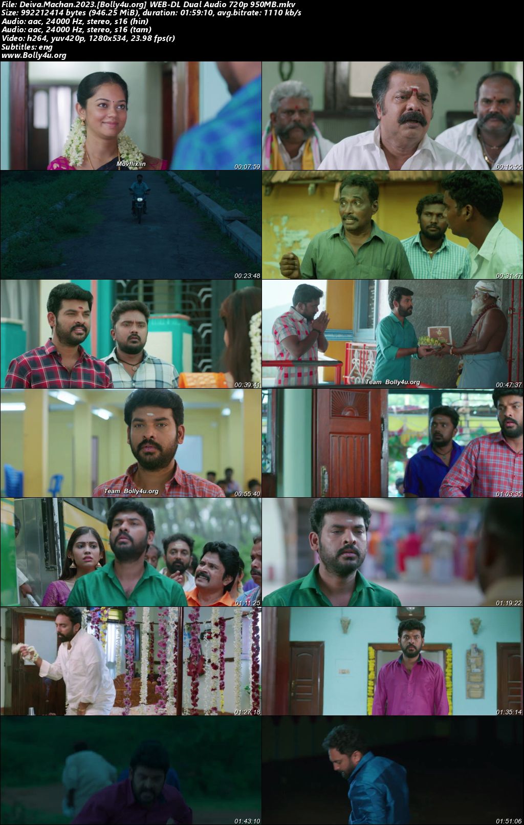 Deiva Machan 2023 WEB-DL UNCUT Hindi Dual Audio ORG Full Movie Download 1080p 720p 480p