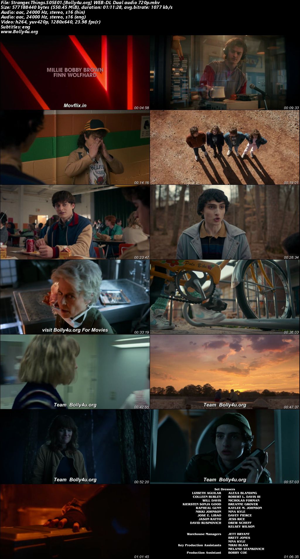 Stranger Things 2025 WEB-DL Hindi Dual Audio ORG S05 Part 01 Complete Download 720p 480p