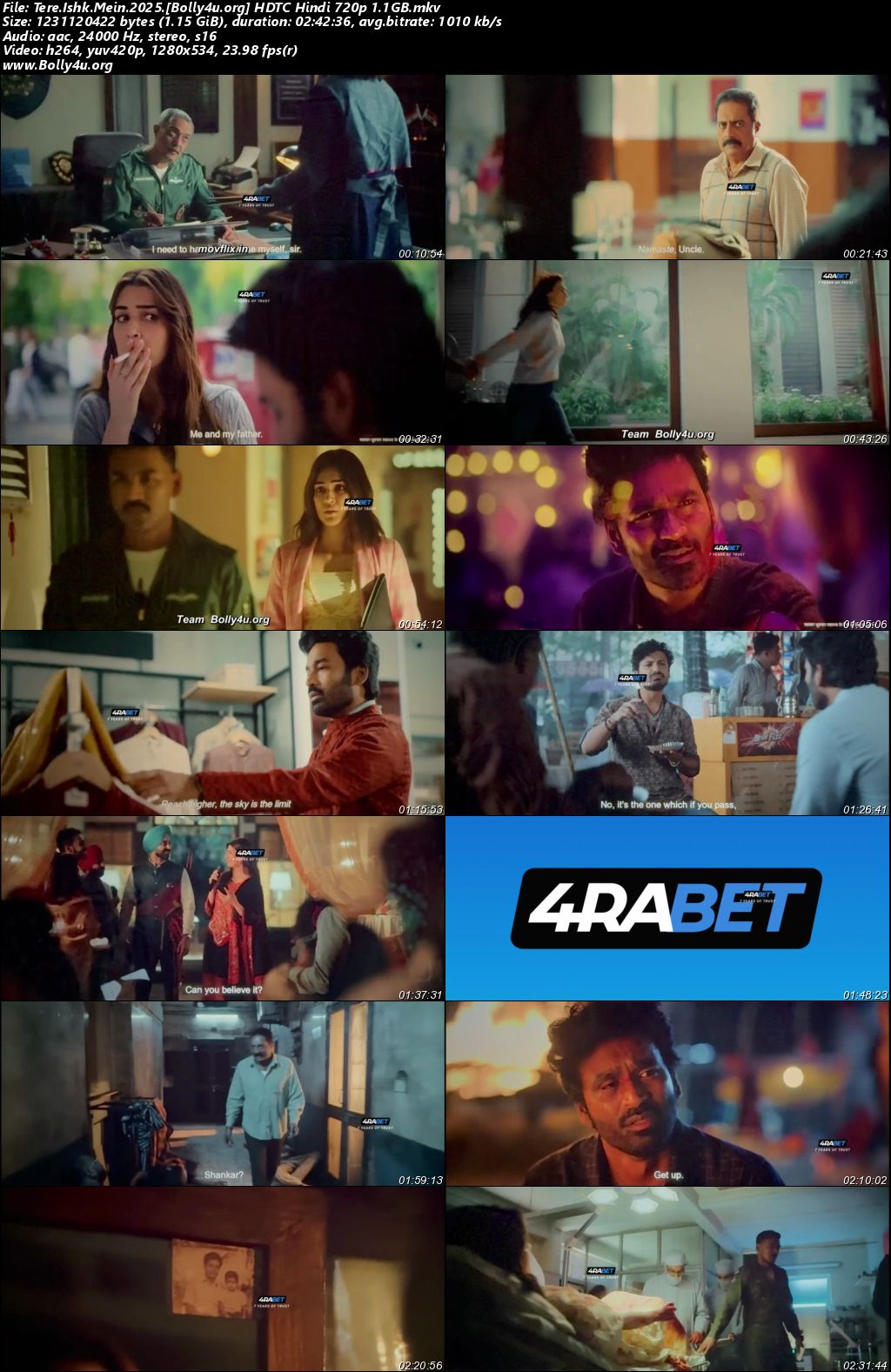 Tere Ishk Mein 2025 HDTC Hindi Full Movie Download 1080p 720p 480p