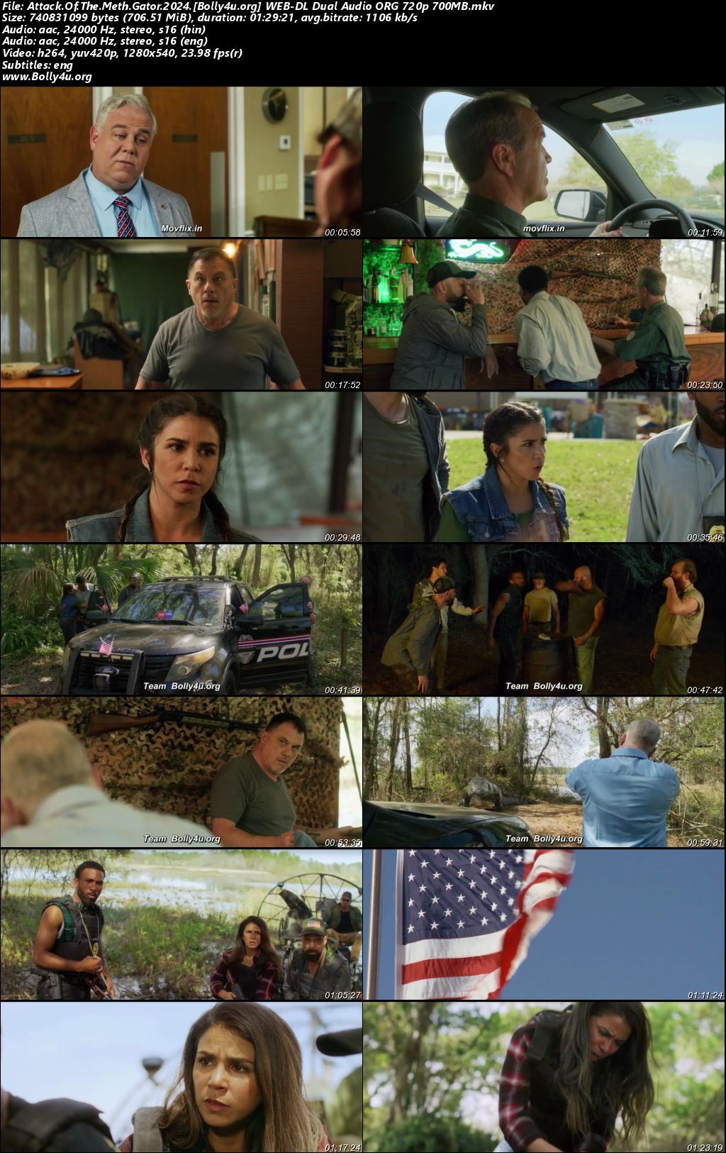 Attack Of The Meth Gator 2024 WEB-DL Hindi Dual Audio ORG Full Movie Download 1080p 720p 480p