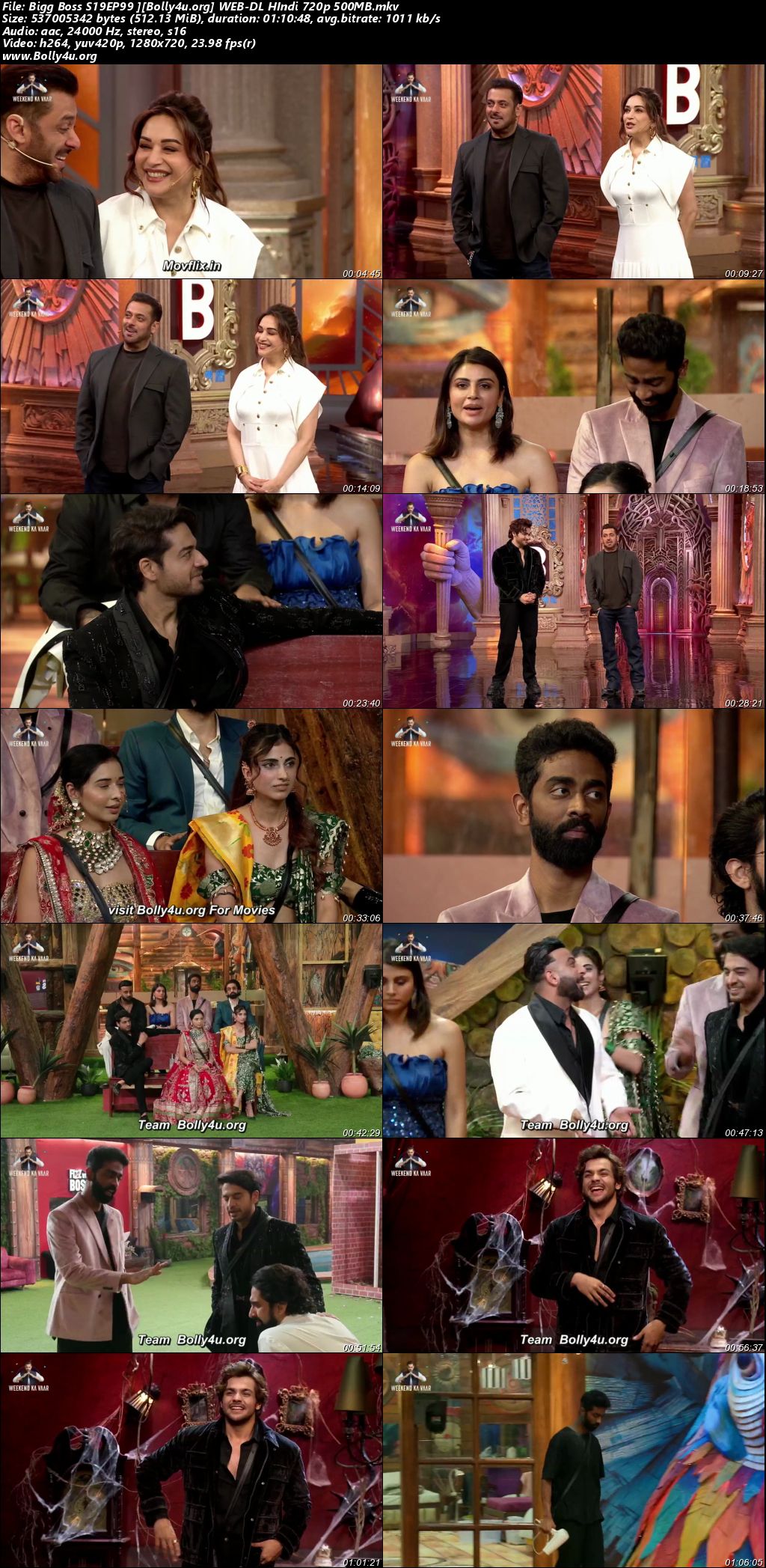Bigg Boss 2025 WEB-DL Hindi S19EP99 Download 720p 480p