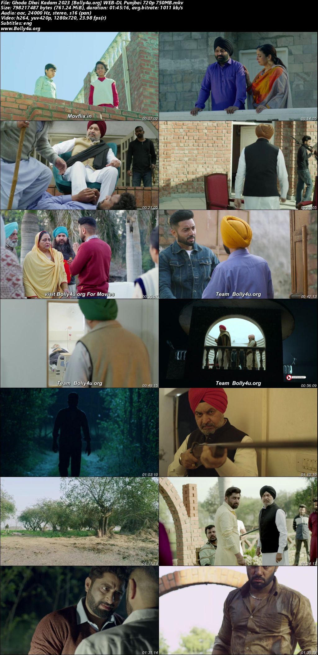 Ghoda Dhai Kadam 2023 WEB-DL Punjabi Full Movie Download 1080p 720p 480p