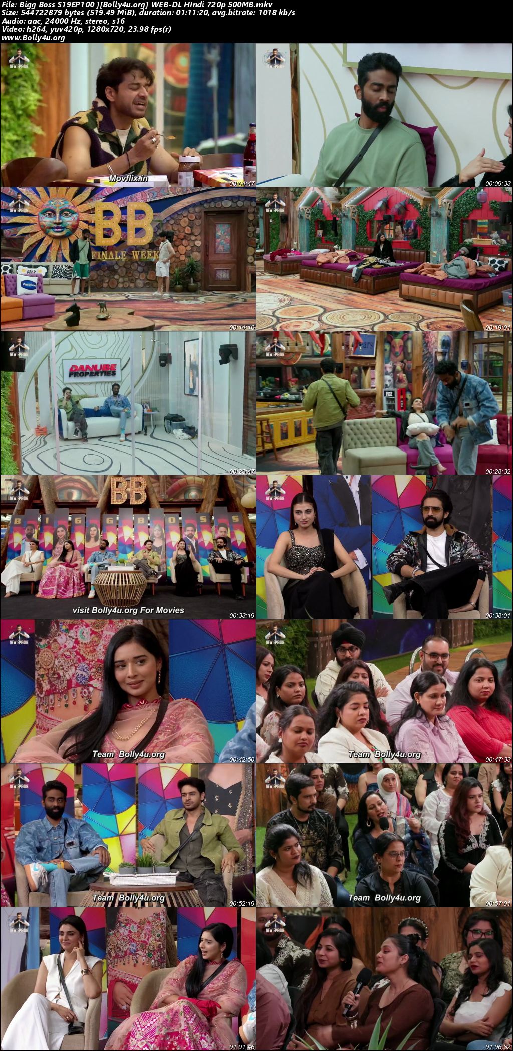 Bigg Boss 2025 WEB-DL Hindi S19EP100 Download 720p 480p