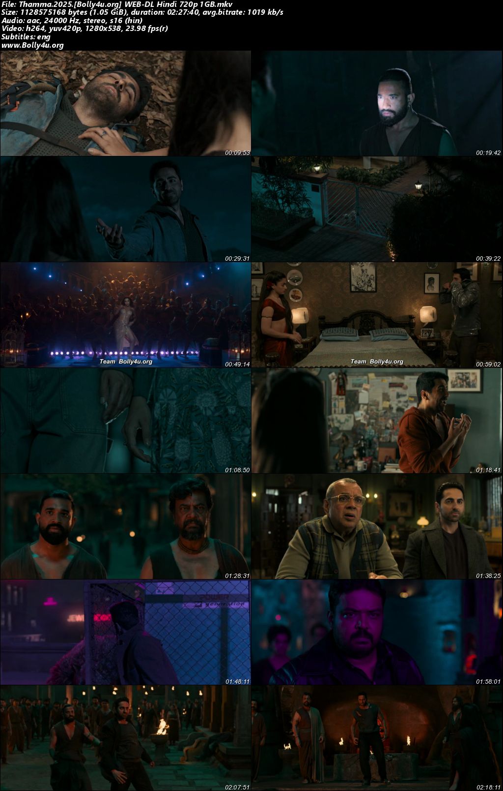 Thamma 2025 WEB-DL Hindi Full Movie Download 1080p 720p 480p